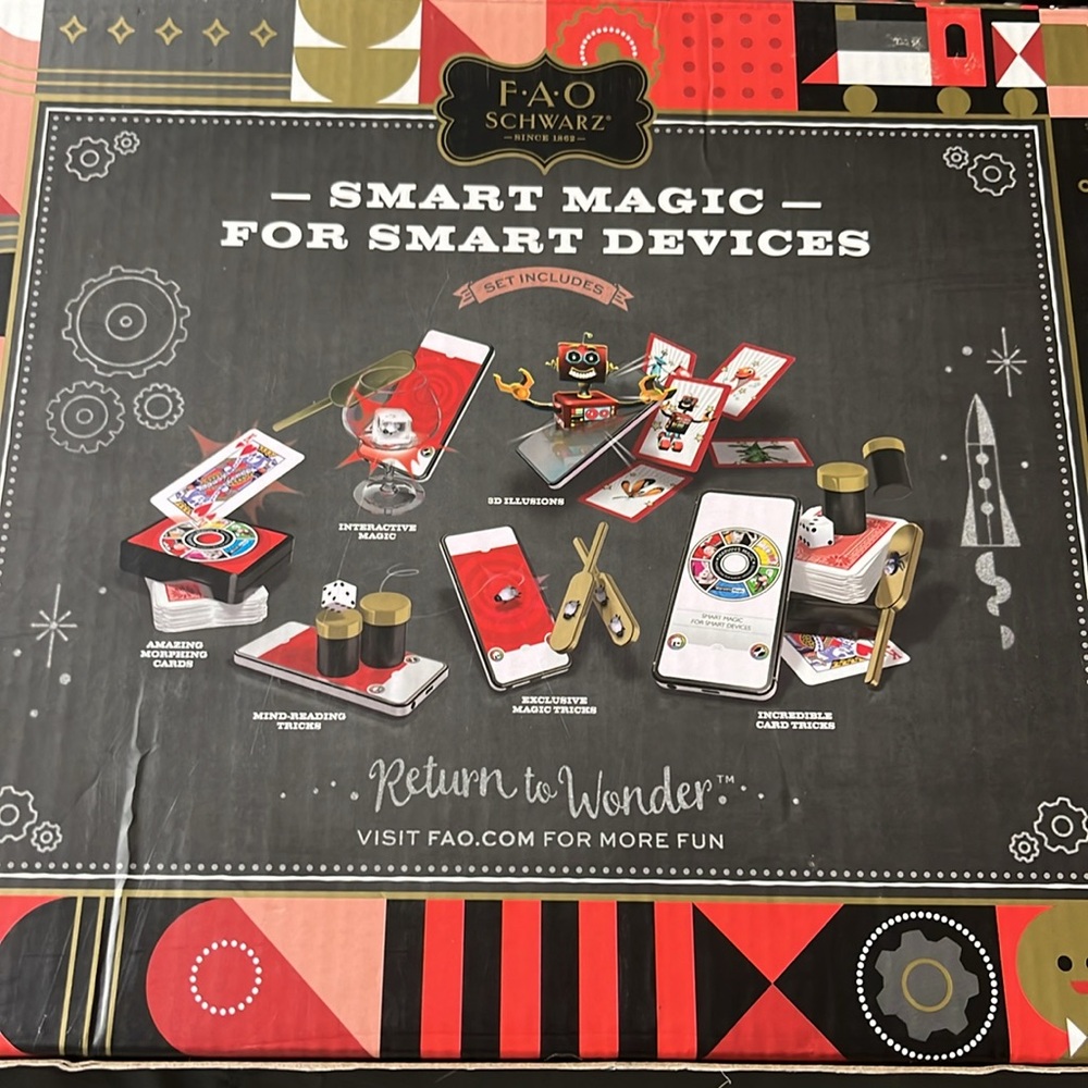 FAO SCHWARZ INTERACTIVE ILLUSIONS I MAGIC 23pc SET🪄🕴️🦄🧞‍♀️🧜‍♀️🔮🦋♾️🆕📱